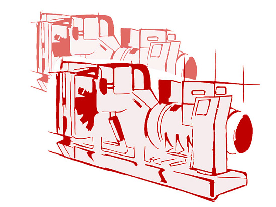 Высоковольтный энергомодуль мощностью 4000 кВт 6,3 кВ двигатель Baudouin